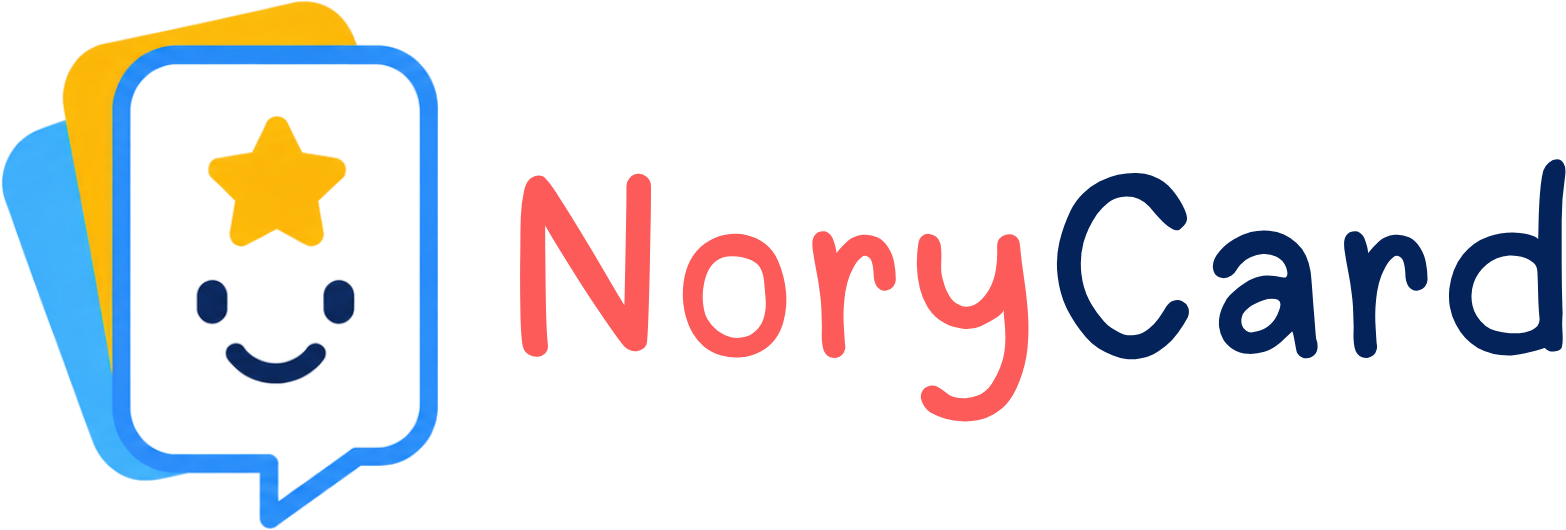 놀이카드(NoryCard), 아이가 주인공이 되는 영어 낱말 카드를 지금 바로 써 볼 수 있어요